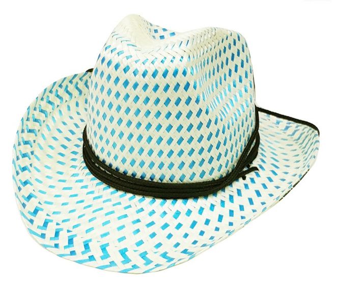 baby blue cowboy hat