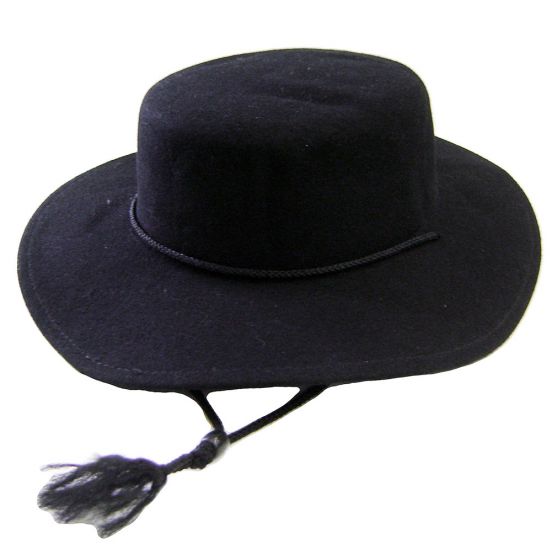 Modestone Matador Wool Felt Chinstring Half Rope Hatband Chinstring Cowboy Hat