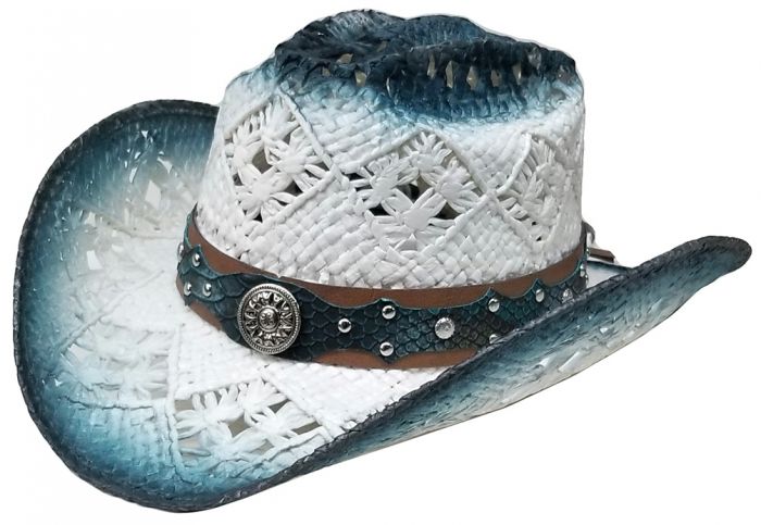 crocodile skin cowboy hat