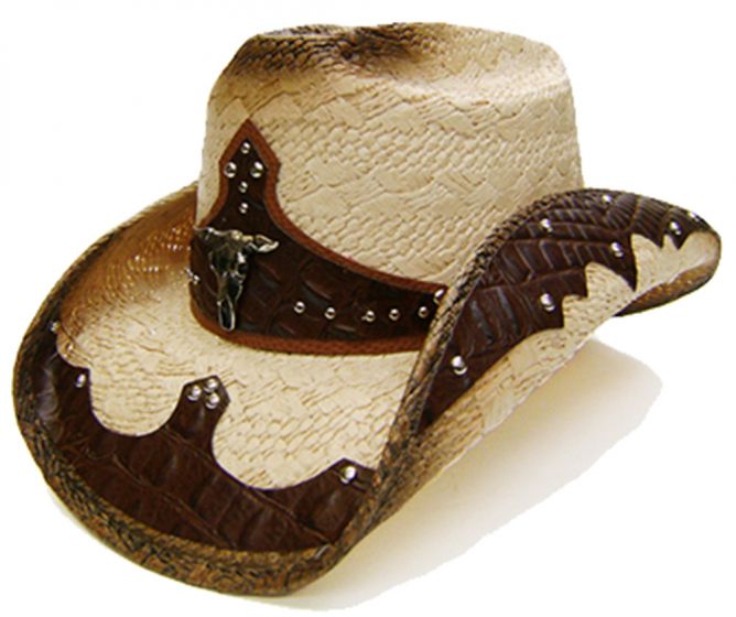 Modestone Matador Wool Felt Chinstring Half Rope Hatband Chinstring Cowboy Hat