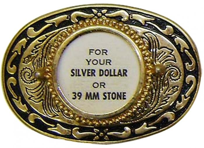 custom silver dollar belt buckles