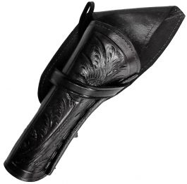 Modestone Fondina Western In Pelle Concia Mano Sinistra - Cross Draw Per Revolver Colt Single Action - Tan