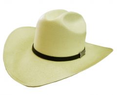 Modestone Men's Concho Hatband Bangora Straw Cowboy Hat 57 Off-White