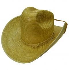 Modestone High Crown Cowboy Hat 53 Yellow