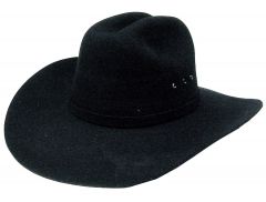 Modestone Genuine Felt Cowboy Hat 57 Black