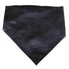 Modestone Leather Riding Scarf Fabric Lining With Velcro O/S Black