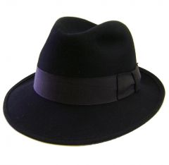 Modestone Men's Fedora Henschel Fabric Hatband Cowboy Hat Xl