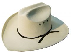 Modestone Unisex Traditional Straw Cowboy Hat 56 Off-White