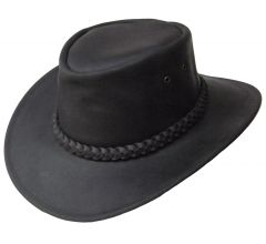 Modestone Braided Hatband Aussie Style Leather Cowboy Hat M