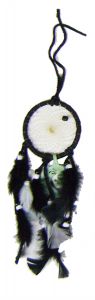 Modestone Sage Scented Dream Catcher Air Freshener Black