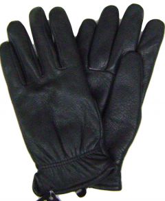 Modestone Women's Genuine Deerskin Gloves Black Thinsulate Lining