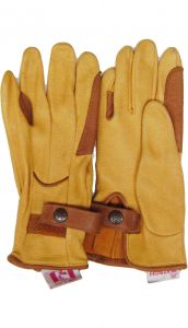 Modestone Men's Watson Genuine Deerskin Gloves Double Padded 8 Tan