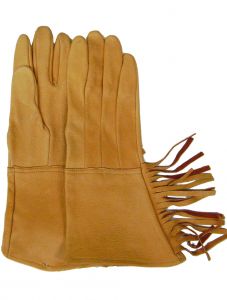 Modestone Men's Watson Stampeder Genuine Deerskin Gloves 7 Tan