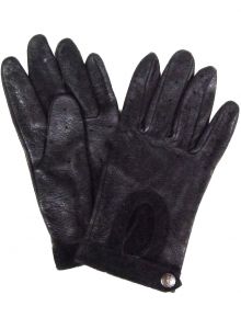 Modestone Men's Watson Trailbazer Genuine Deerskin Gloves 10 Black