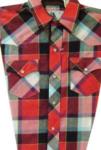 Modestone Boy`s Checked Long Sleeve Shirt Red
