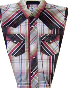 Modestone Boy`s Checked Long Sleeve Shirt Red