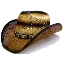Modestone Men's Cowboy Hat Brown