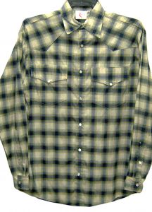 Modestone Men's Long Sleeve Shirt Checked 36 Beige