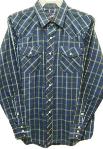 Modestone Men's Long Sleeve Shirt Checked 38 Blue