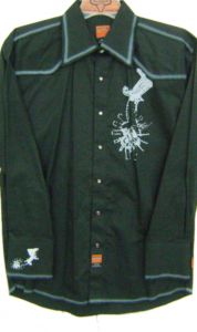Modestone Men's Long Sleeve Shirt Spur M Green