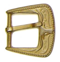 Modestone Men's Bull Head Western Style Belt Buckle O/S Silver