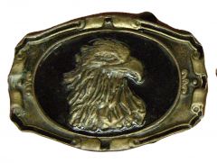 Modestone Men's Eagle Western Style Belt Buckle O/S Silver