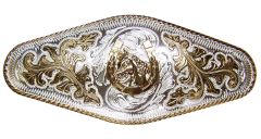 Modestone Metal Alloy Trophy Belt Buckle Horse Horseshoe 7 1/4'' X 3''