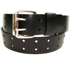 Modestone Men's Leather Belt 1.5'' Width Black