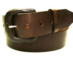 Modestone Men's Leather Belt 1.5'' Width Brown
