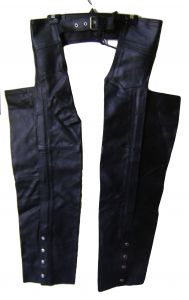Modestone Men's Leather Chaps Bm Black