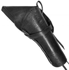 Modestone Right Handed Cross Draw Holster for Gun Belt Leather Western Black