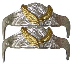 Modestone Small Pair Metal Heel Caps/Guards Flying Eagle