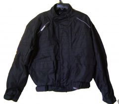 Modestone Men's Bm 3M Cordura Hard Shell Pockets Jacket Black