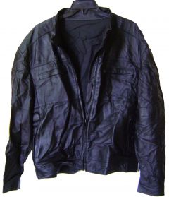 Modestone Men's Lambskin Spring Racer Jacket XL Black