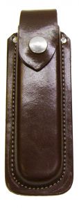 Modestone 5 1/4'' Leather Knife Multi-Tool Sheath Box Belt Loop Brown