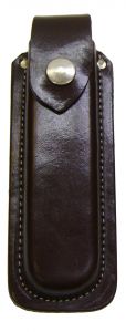 Modestone 5 1/4'' Leather Knife Multi-Tool Sheath Box Belt Loop Brown