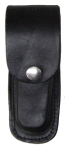 Modestone 5'' Leather Knife Multi-Tool Sheath Box Belt Loop Black