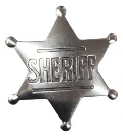 Modestone Men's Sheriff Star Pin O/S Silver